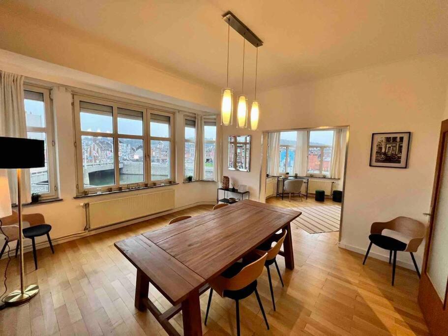 Bellevue - Grand Appartement Pour 5 Sur Les Quais De La Meuse Lutych Exteriér fotografie