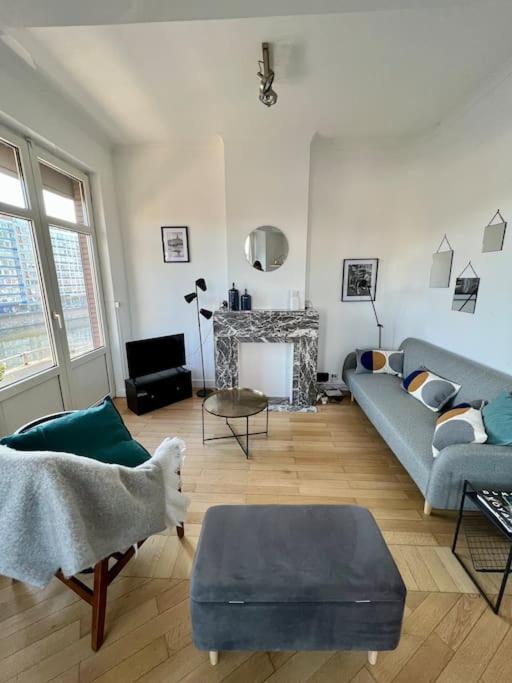 Bellevue - Grand Appartement Pour 5 Sur Les Quais De La Meuse Lutych Exteriér fotografie